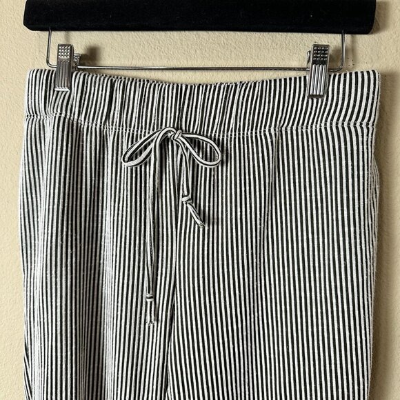OLIVIA RAY Pin Striped Comfy Joggers Lounge Pants Size Medium - Picture 3 of 8
